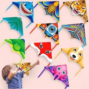 8 Pack Mini Kites for Boys Girls 3-5 6 7 8 Gift & Party Favors